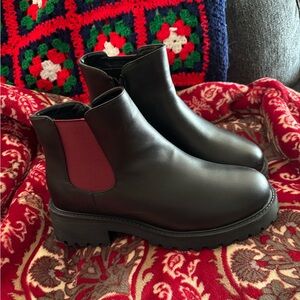 Studio Black Leather Footwear